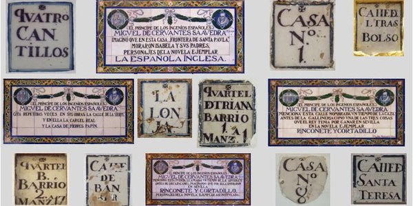 El Ayuntamiento de Sevilla elabora un catálogo que protegerá las placas cerámicas de Olavide y las lápidas de Cervantes que quedan en la ciudad en el marco de la estrategia municipal de defensa y puesta en valor del patrimonio