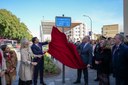 El alcalde, José Luis Sanz, inaugura la rotulación de la ‘Glorieta Enfermería Sevillana’ en el barrio de Nervión