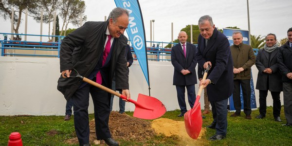 Emasesa inicia la construcción de la planta de preozonización para asegurar la calidad del agua incluso en periodos de sequia