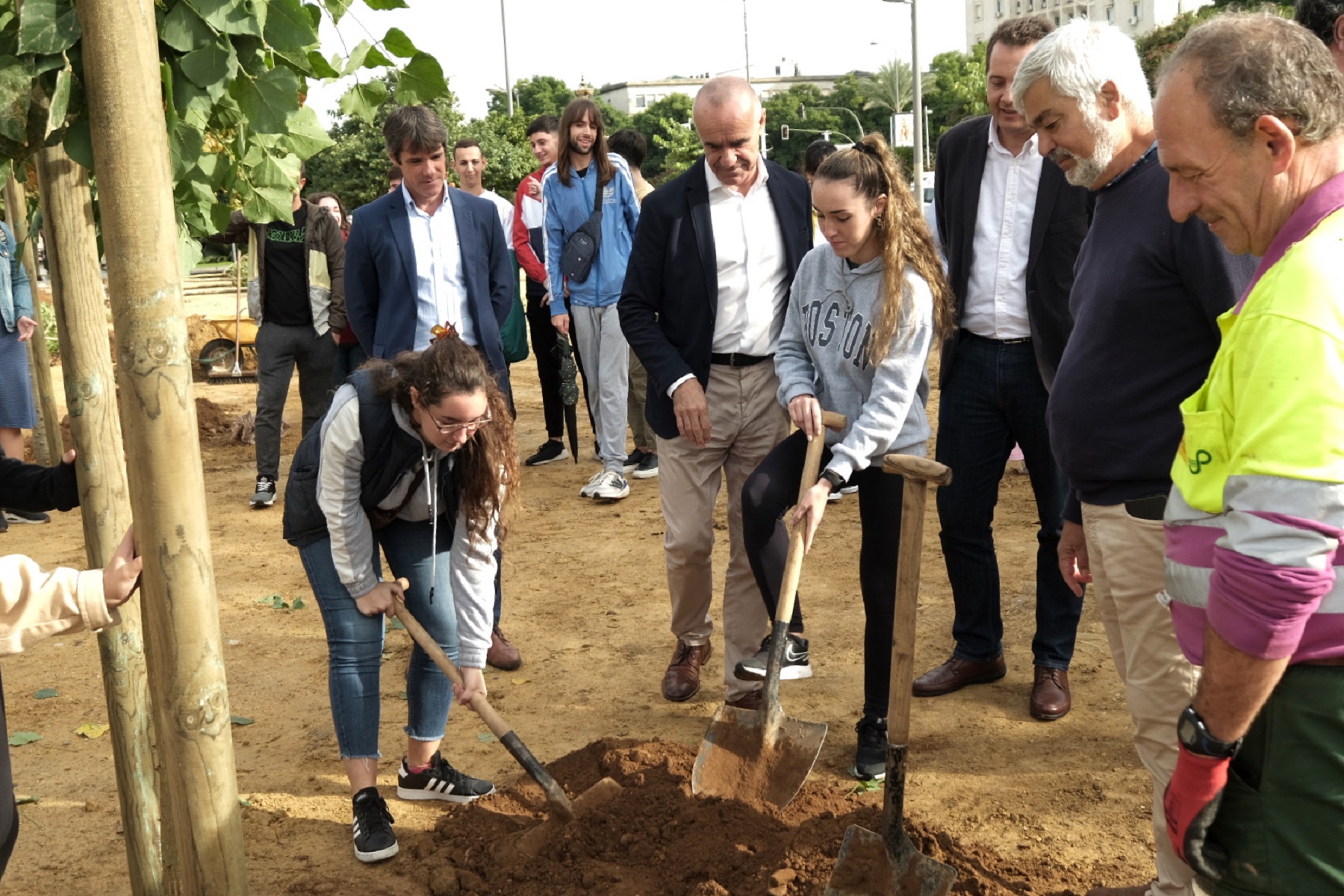 El Ayuntamiento de Sevilla inicia la campaña de plantaciones 2022-2023 con  el objetivo de alcanzar los 5.000 árboles que se sumarán a los 14.000  nuevos ejemplares en que ha aumentado la masa