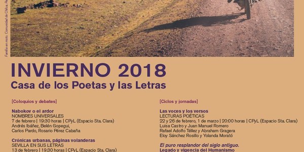 Las jornadas dedicadas al Humanismo y autores como  Aleixandre, Nabokov o García Ulecia vertebran el invierno 2018 de la Casa  de los Poetas y las Letras