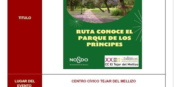 Ruta "Conoce el Parque de los Príncipes"