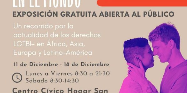 EXPOSICIÓN FOTOGRÁFICA “DERECHOS LGTBI+ EN EL MUNDO”