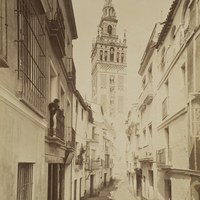 2. Lucien Levy. Calle Mateos Gago. ca. 1880  ©ICAS-SAHP, Fototeca Municipal de Sevilla, colección Siglo XIX