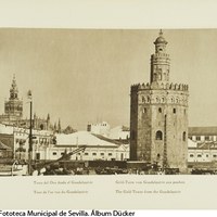 Muelle de la Sal, Torre del Oro y Torre de la Plata. 1929 ©ICAS-SAHP, Fototeca Municipal de Sevilla. Álbum Dücker